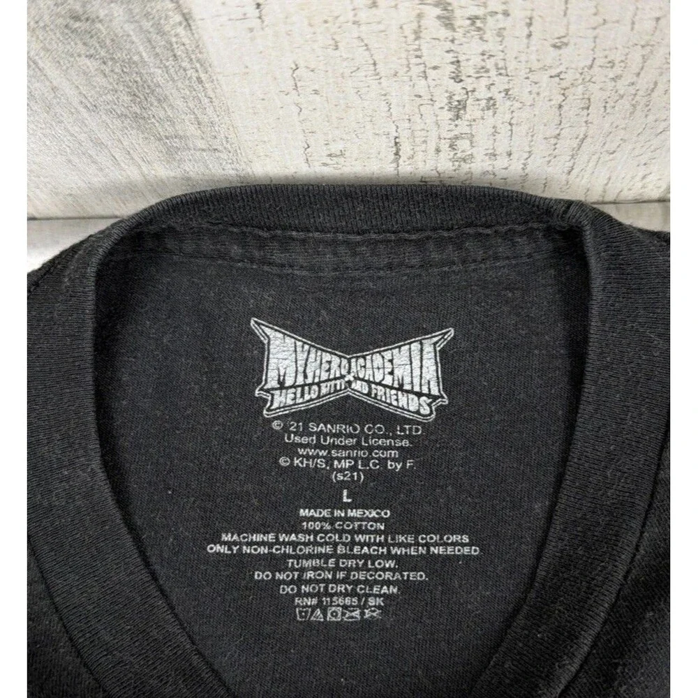 My Hero Academia Hello Kitty And Friends T-Shirt Large (21”x30”) - Picture 2 of 2